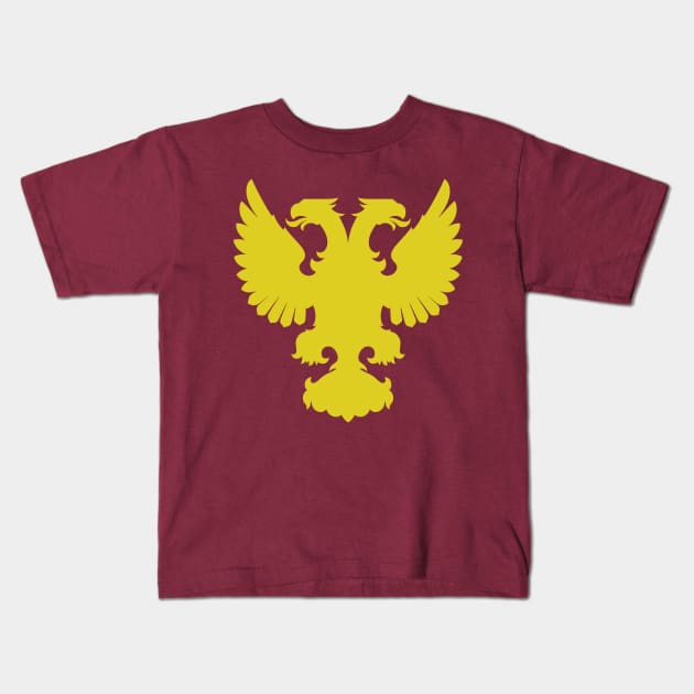 Eagle Knight Kids T-Shirt by nikoala